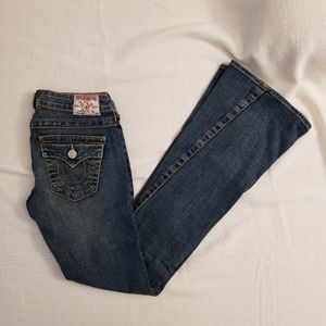 True Religion Twisted Bottom Jeans Size 26